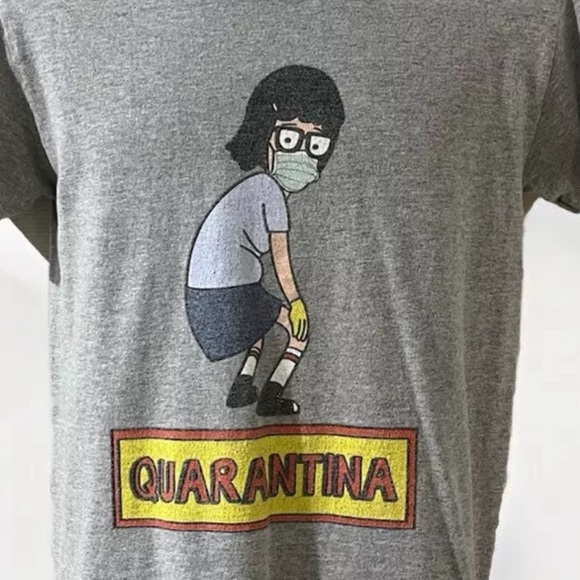 Tina Belcher Quarantina Social Distancing T-Shirt - Picture 2 of 4